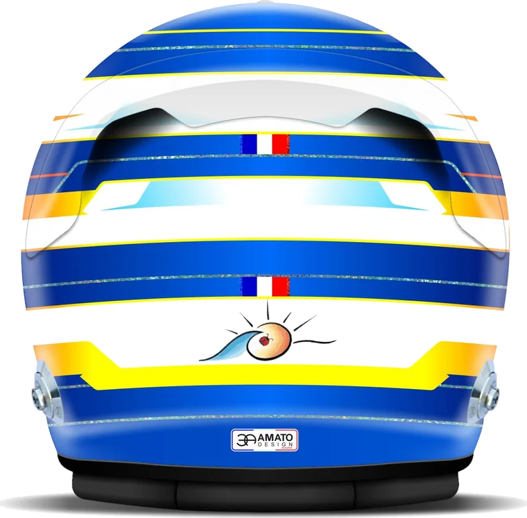 Casque Chloé Helary, vue arrière
